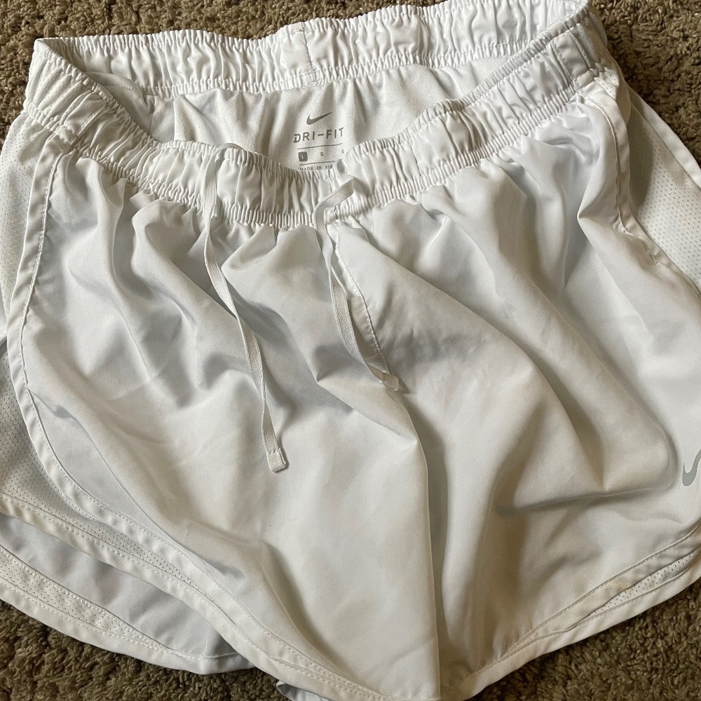 Nike White Shorts